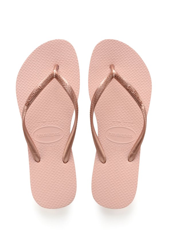 SLIM - T-bar sandals - ballet rose