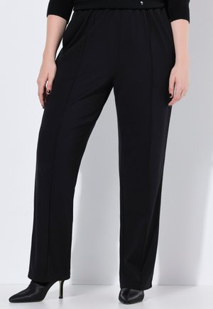 ROSE ELASTIKBUND SEITENSTREIFEN - Pantalones - black