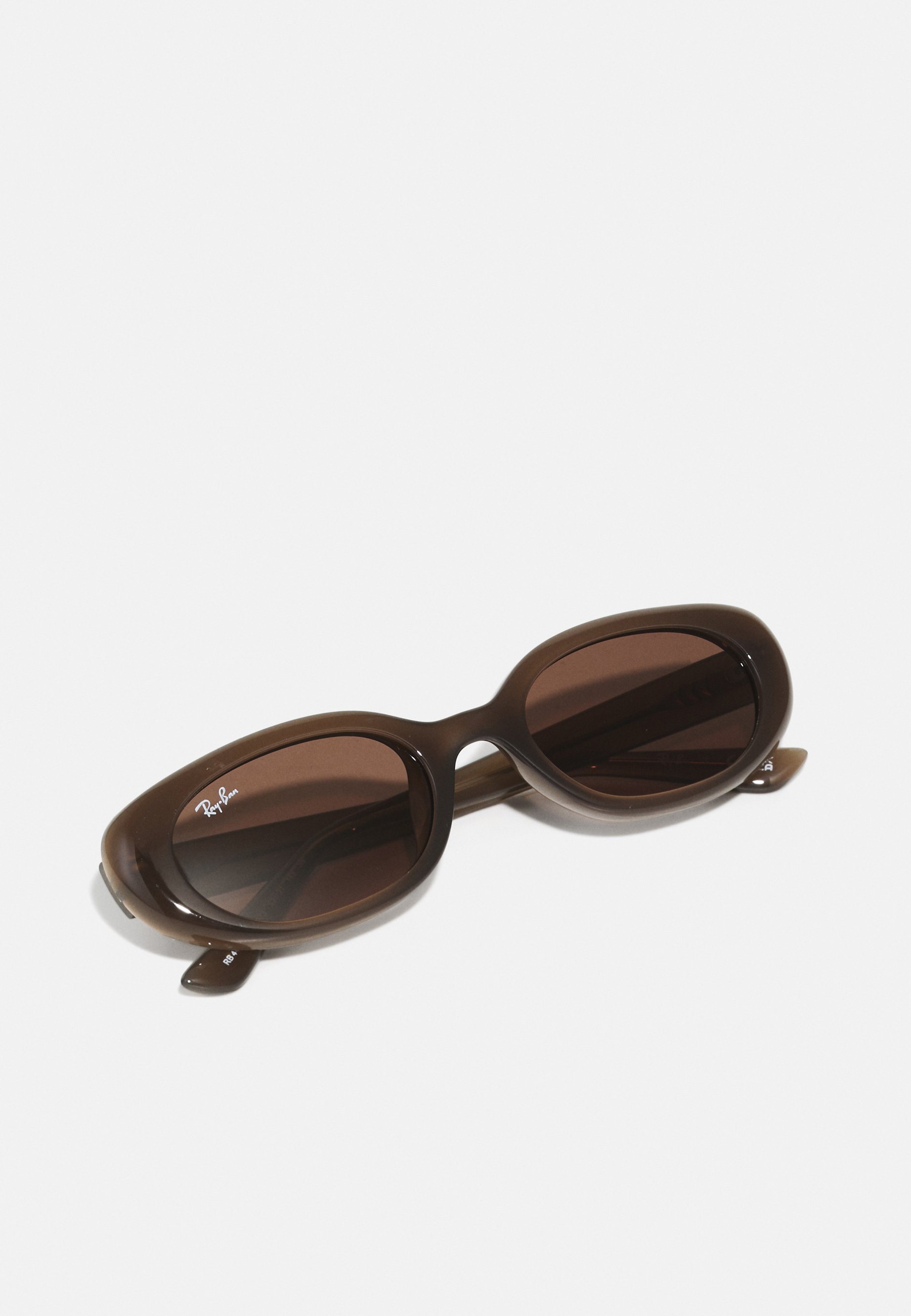 小物 00s ray ban oval l sunglasses brown Ray-Ban UNISEX - Sunglasses - opal brown/brown - Zalando.ie