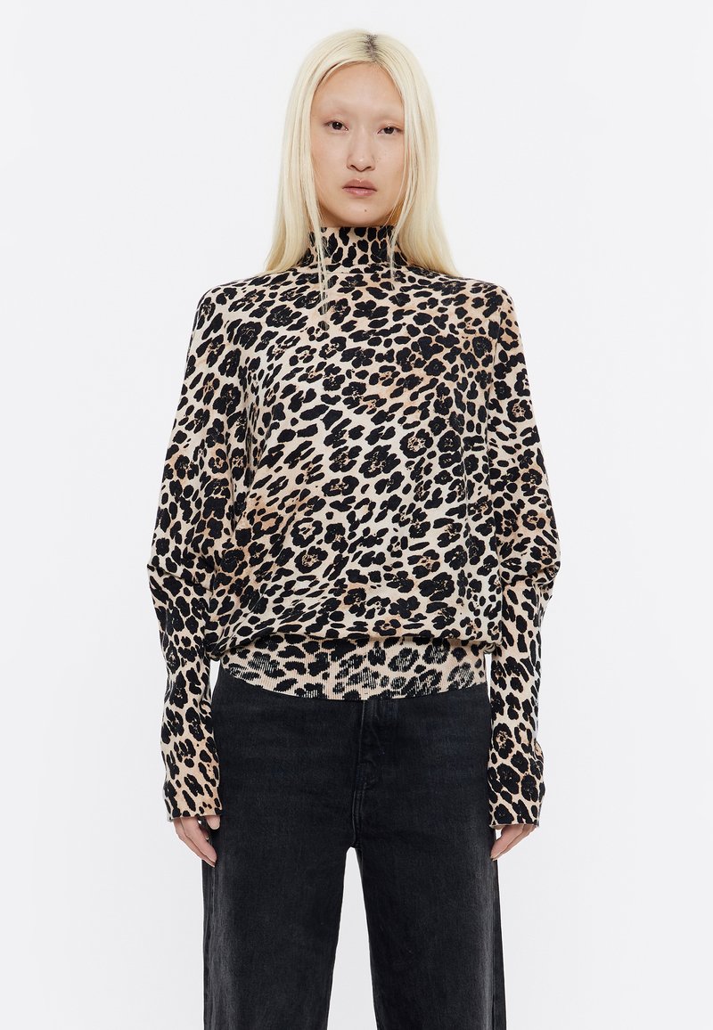 Bimba Y Lola LEOPARD - Jersey de punto - leopard beige