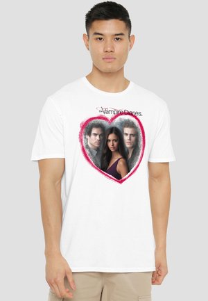 Cotton Soul, VAMPIRE DIARIES/GIRLS CHOICE - Print T-shirt - white