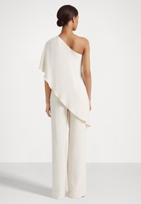 Tuta Palazzo Georgette Nera Con Dupatta Ricamata – Taglia XL, Nuova