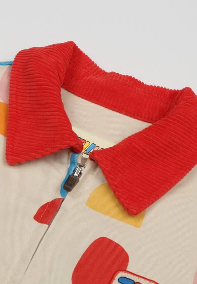 JELLY MALLOW SHAPE COLLAR JACKET UNISEX - Kerge jope - ivory