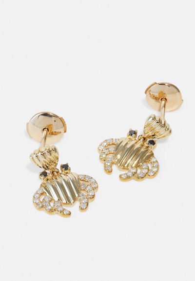 Yvonne Leon PAIRE DE BO CRABE COQUILLAGE - Boucles d'oreilles - yellow gold-coloured