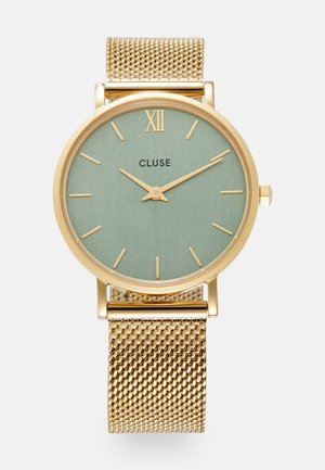 MINUIT - Zegarek - gold-coloured/stone green