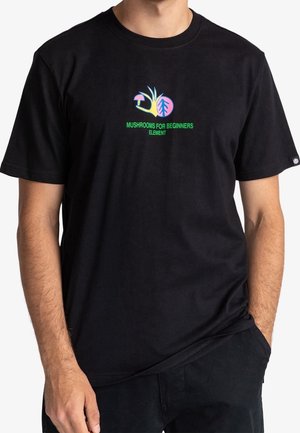 T-shirt con stampa - black