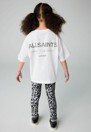 REGULAR FIT - UNDERGROUND SET  - T-shirts print - grey leopard