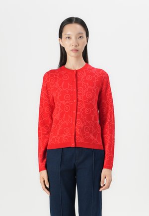 MUTKA MINI PIIRTO UNIKKO - Cardigan - red