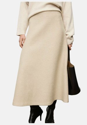 Falda acampanada - beige