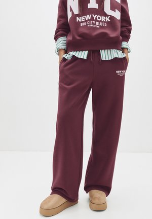 Pantaloni sportivi - bordeaux