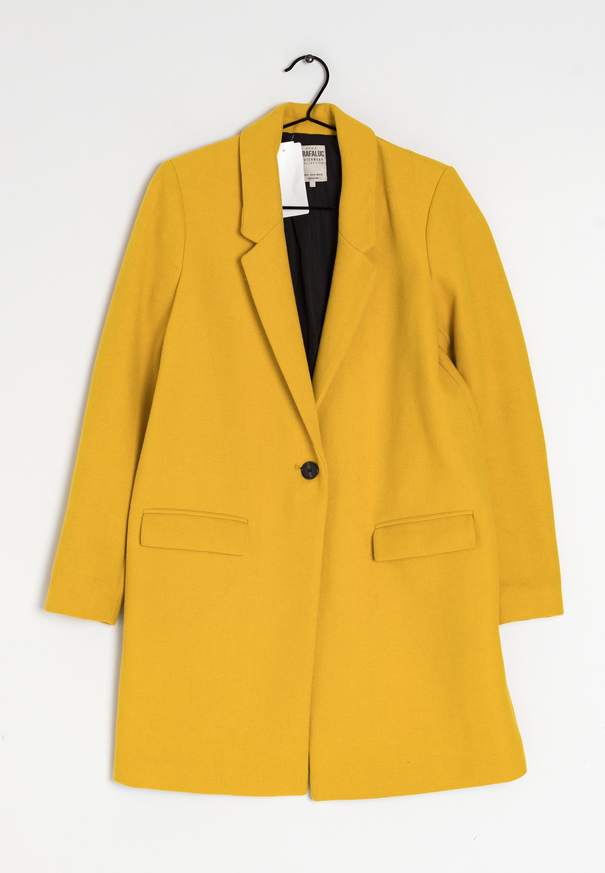 Zara Manteau court yellow/jaune (Seconde main) ZALANDO