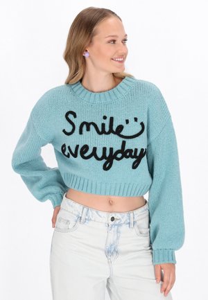 Pulover - turquoise