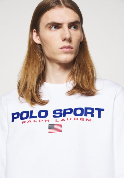 Polo Ralph Lauren POLO SPORT SWEATSHIRT UNISEX - Bluză de molton - white