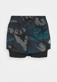 adidas Performance Pantalón corto de deporte - mottled grey