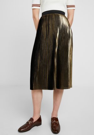 A-line skirt - gold-coloured