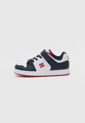 DC Shoes MANTECA 4 UNISEX - Trainers - white/navy/red