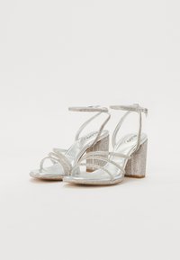 ALDO CHICGLOW  PILLOW WALK - Sandale s visokom petom - silver