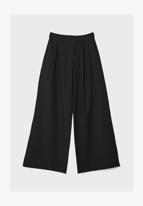 zalando — Stradivarius · WIDE-LEG SMART TROUSERS WITH BUTTONS 04536428 - Pantaloni