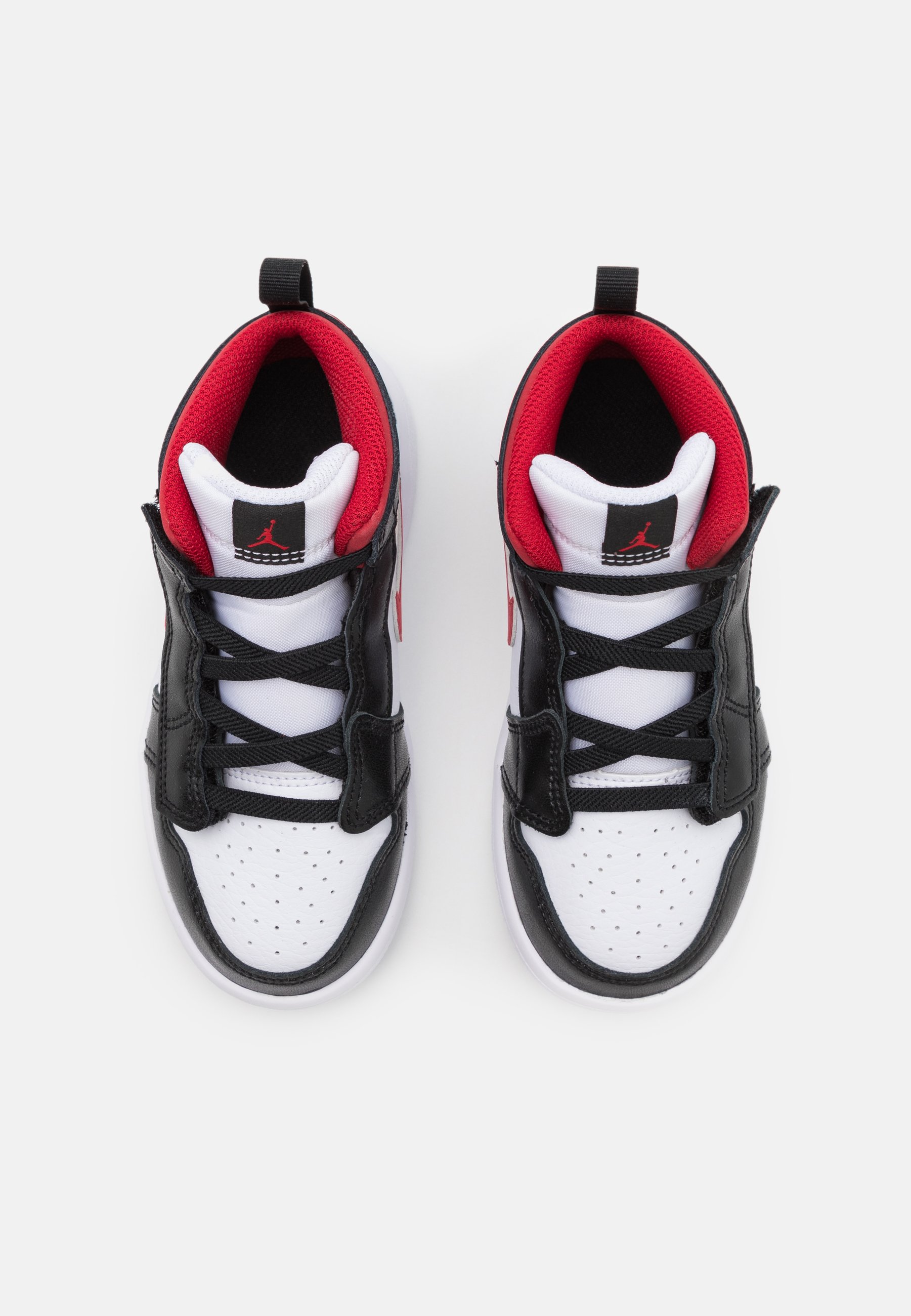 Jordan 1 MID UNISEX - Krepšinio batai - white/gym red/black/beveik balta -  Zalando.lt