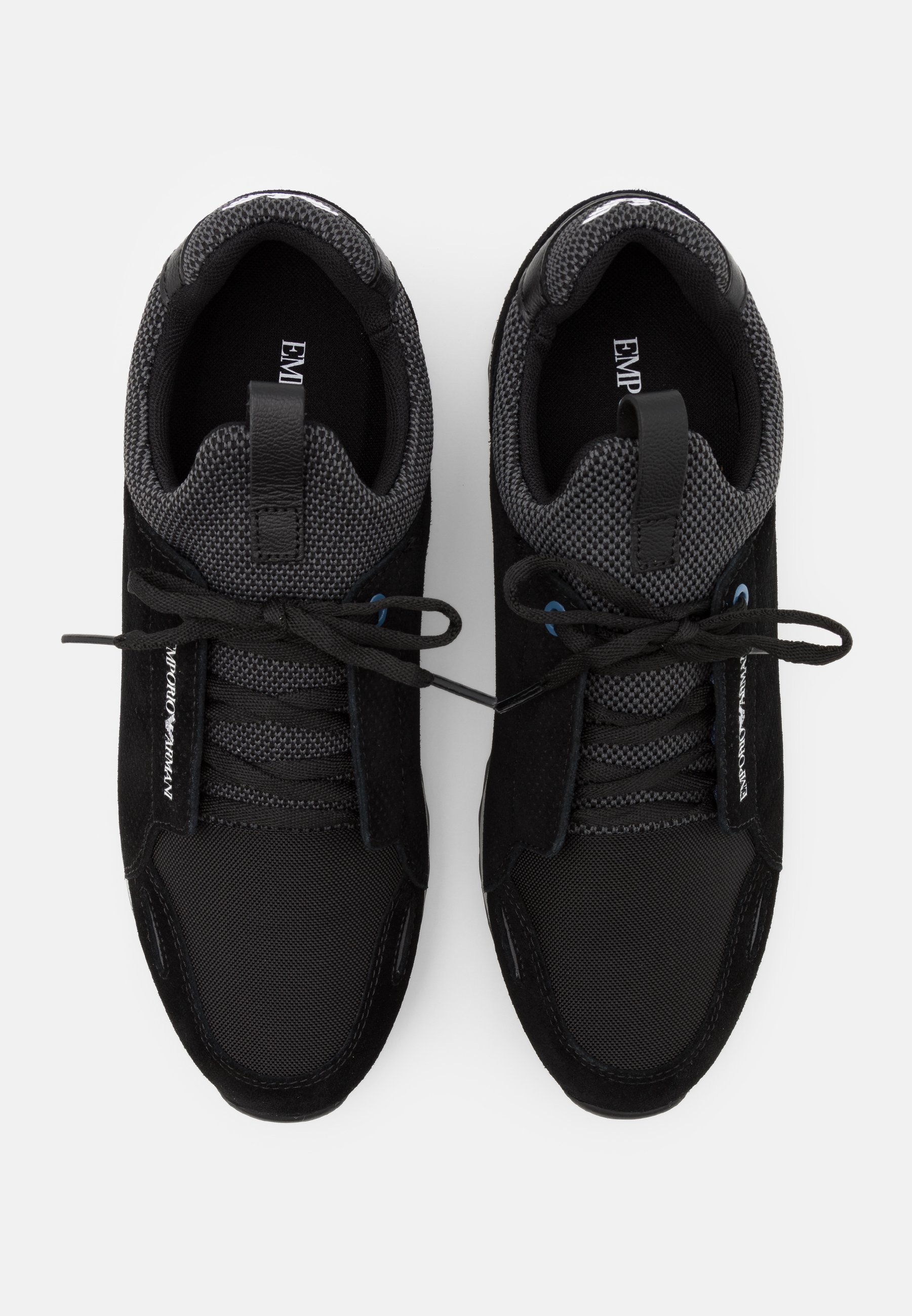 grey armani trainers