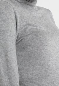 ICHI Strickpullover - mottled grey