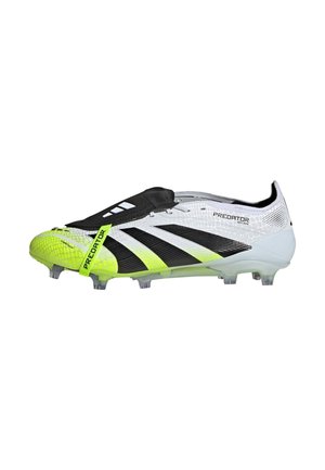 PREDATOR ELITE FT FG - Moulded stud football boots - footwear  whitecore black lucid lemon