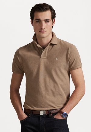 CUSTOM SLIM FIT MESH POLO SHIRT - Pikeepaita - italian heather