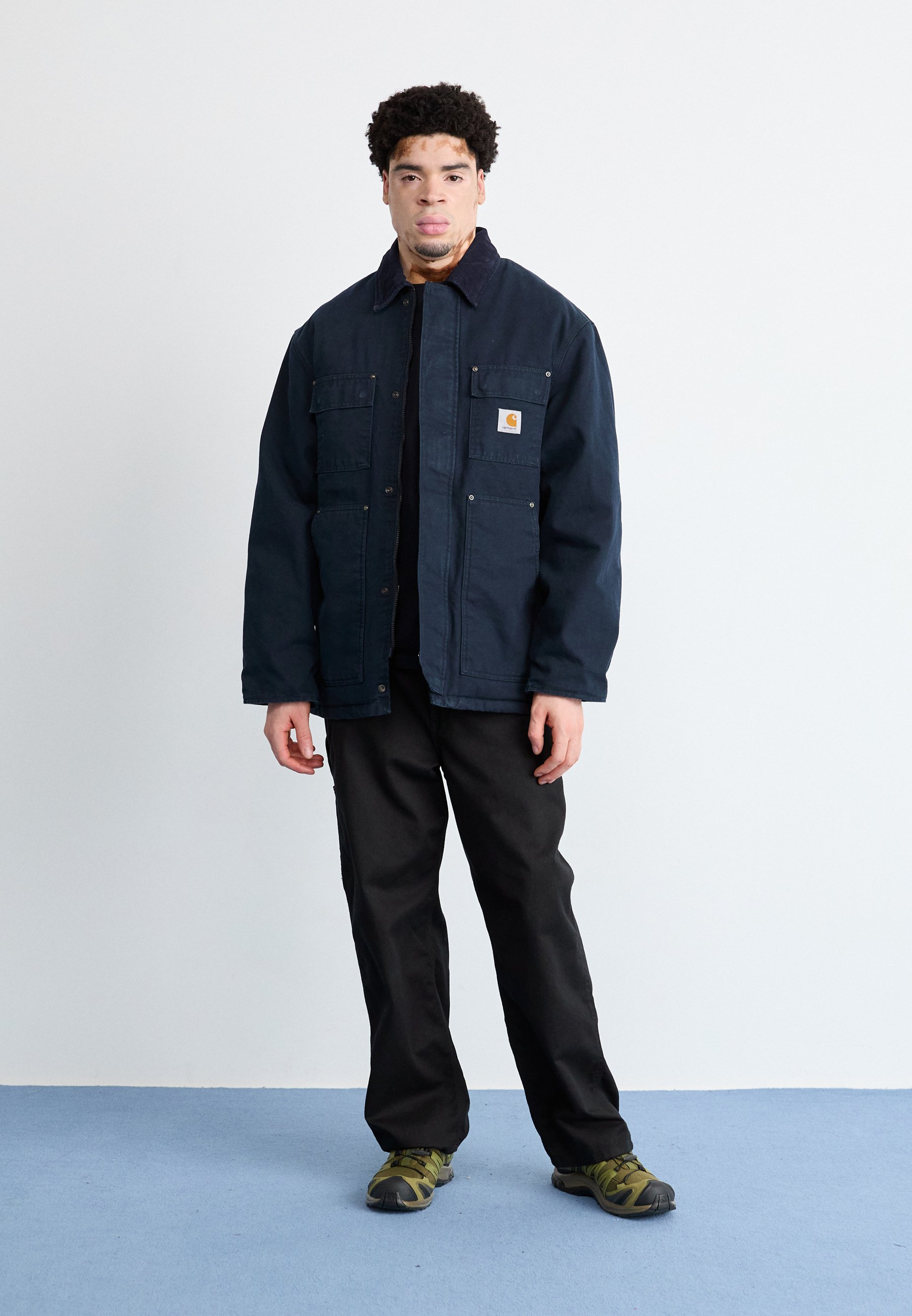 Carhartt WIP AMBEL COAT DEERFIELD - Summer jacket - deep night