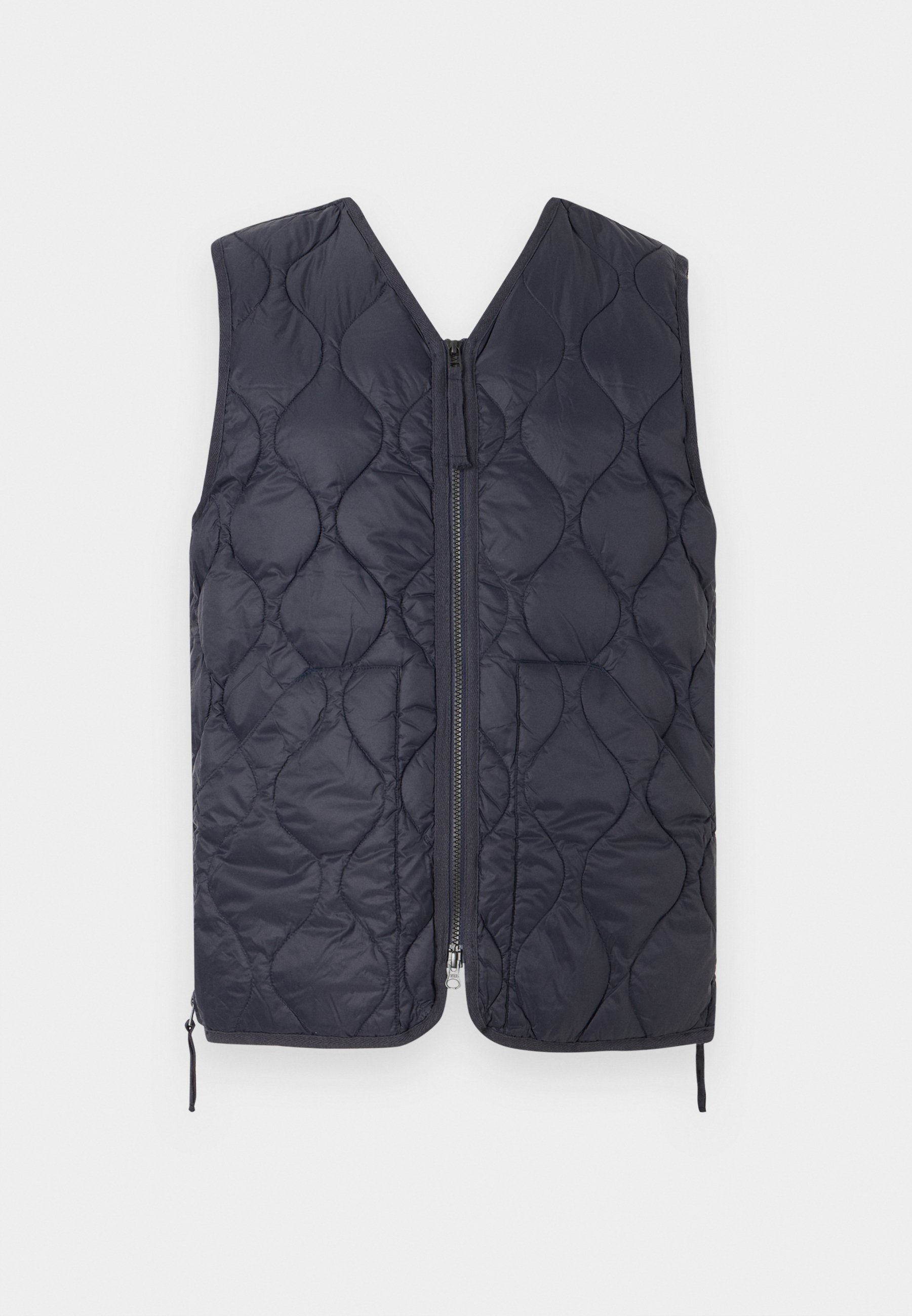 TAION MILITARY V NECK ZIP VEST - Waistcoat - dark blue - Zalando.co.uk