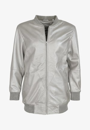 Maze IM METALLIC LOOK - Læderjakker - silver