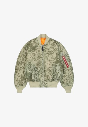 Alpha Industries, MA-1 CAMO HERITAGE - Bombera - forest camo