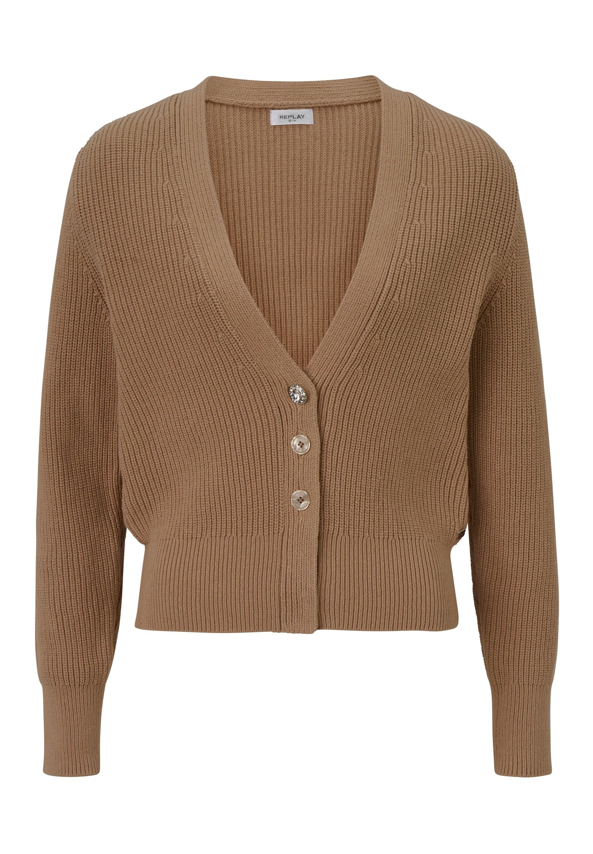 Replay Cardigan - camel - Zalando.de