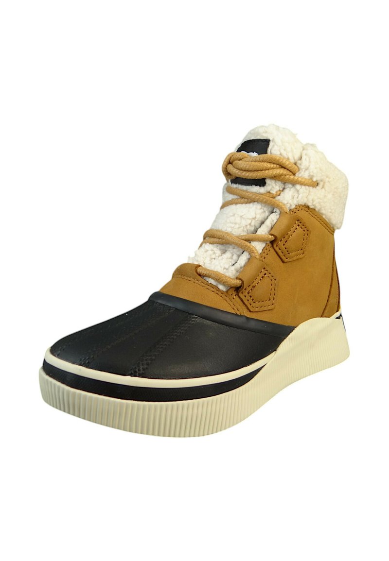 Sorel Brown Leather Boots with Black and Yellow Accents Sorel CARIBOU HORIZON GTX - Winter boots - caribou buff  main image 3