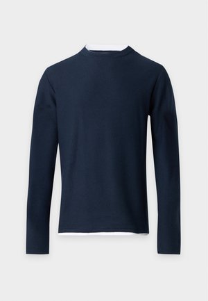 Jack & Jones, JORFREDERIKSBERG LAYER CREW NECK - Svetrík - sky captain