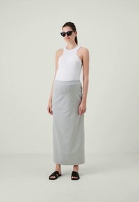 ONLY MATERNITY OLMJENA SKIRT - Velika suknja - light grey melange