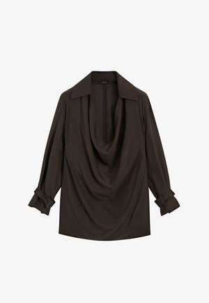 Massimo Dutti, Blouse - brown