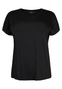 Zizzi 2-PACK SHORT SLEEVED - Paprasti marškinėliai - bright white   black