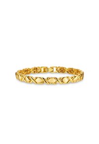 SOLID CROSS METAL TENNIS BRACELET - Zapestnica - pale gold-coloured