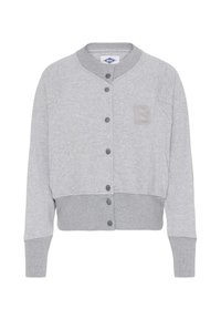 BAALBERTA SWEAT CARDIGAN - Bomber jakna - medium gray melange