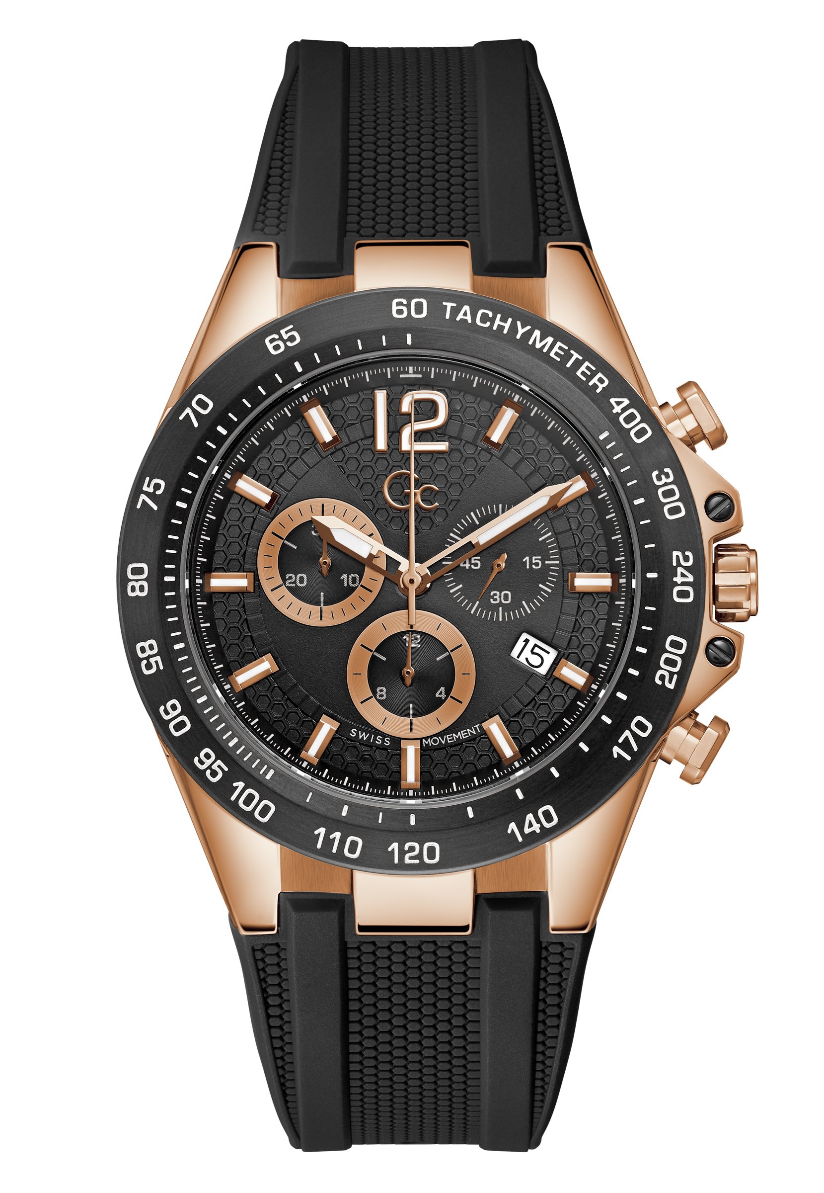Gc Watches Gc Audacious Chronograph watch Black/black Zalando