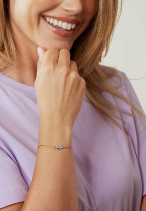 Lucardi, MODERN LOOK - Bracelet - gold-coloured zirconia