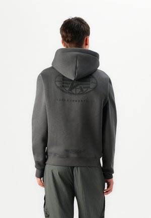 WORLD LOGO HOODIE UNISEX - Collegepaita - vintage grey