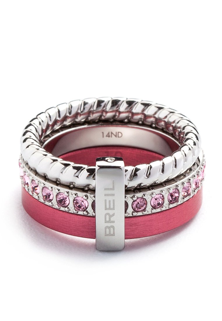 Anello Donna Breil Collezione STYLIZE In Acciaio Con Cristalli - Gioiello Elegante Idea Regalo, Misura 14