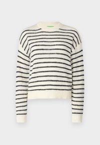 JXPENELOPE CREW NECK - Svetrík - vanilla ice/black