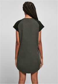 Urban Classics RAGLAN TEE - Jerseykjole - charcoal black