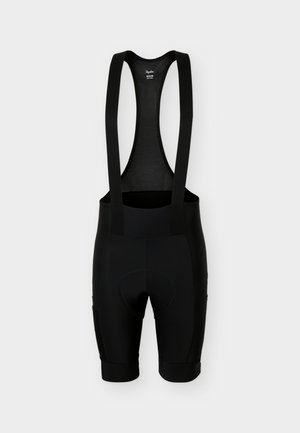 Rapha MEN'S BREVET ELEMENT CARGO - Vállpántos rövidnadrág - black/black