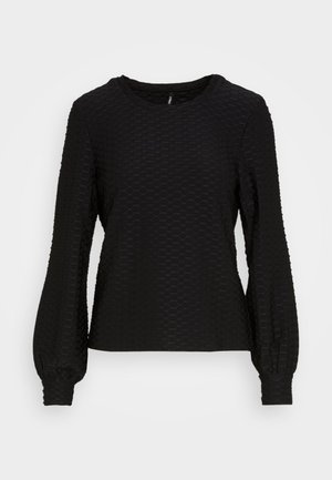 ONLY ONLSIGNE O NECK - Langarmshirt - black