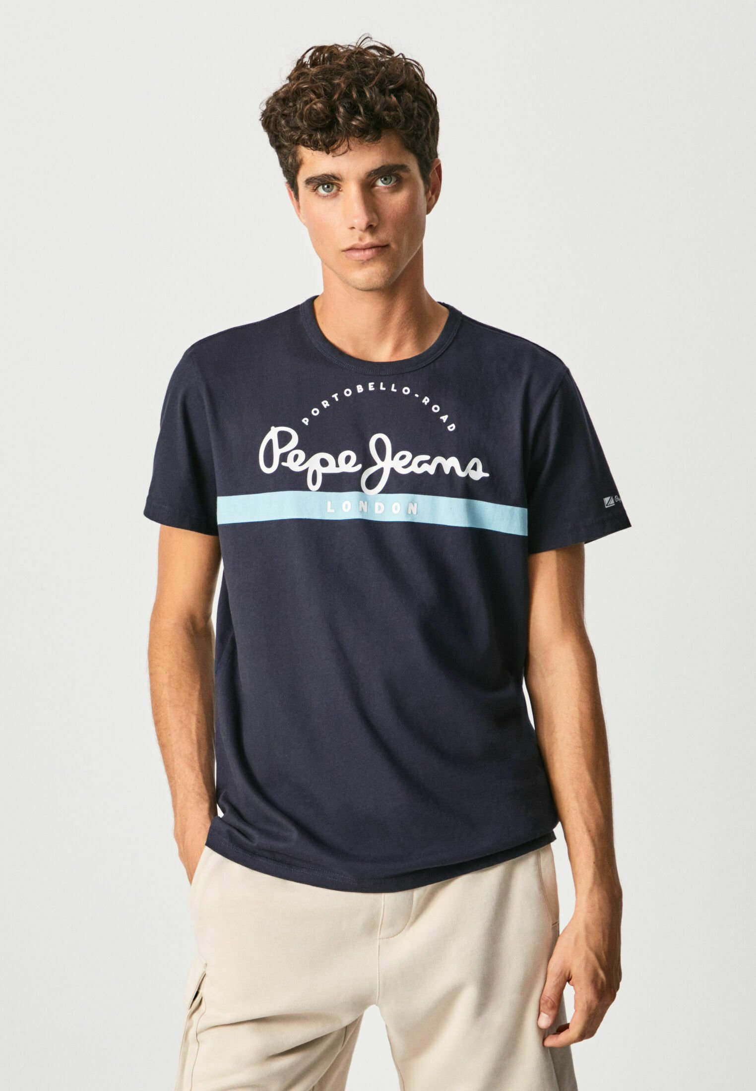 Pepe Jeans ABREL - T-shirt con stampa - airforce blau/blu - Zalando.it