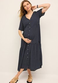 Next - MATERNITY SLEEVE - REGULAR FIT - Freizeitkleid - navy blue spot Thumbnail-Bild 1