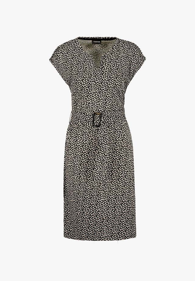 Robe d'été - black gemustert